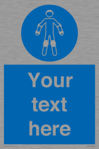 Custom protective roller sport equipment must be worn